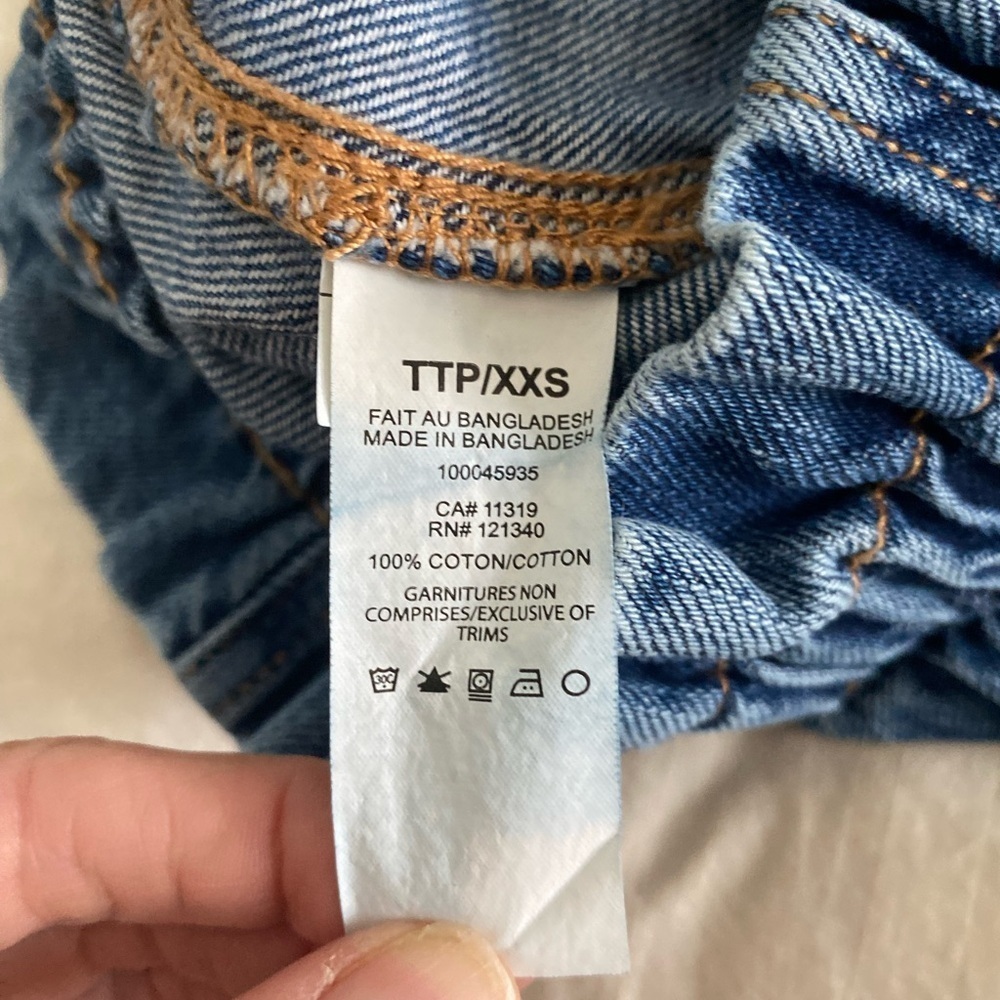 XS Dynamite Denim Blue Skirt - Picture 4 of 7